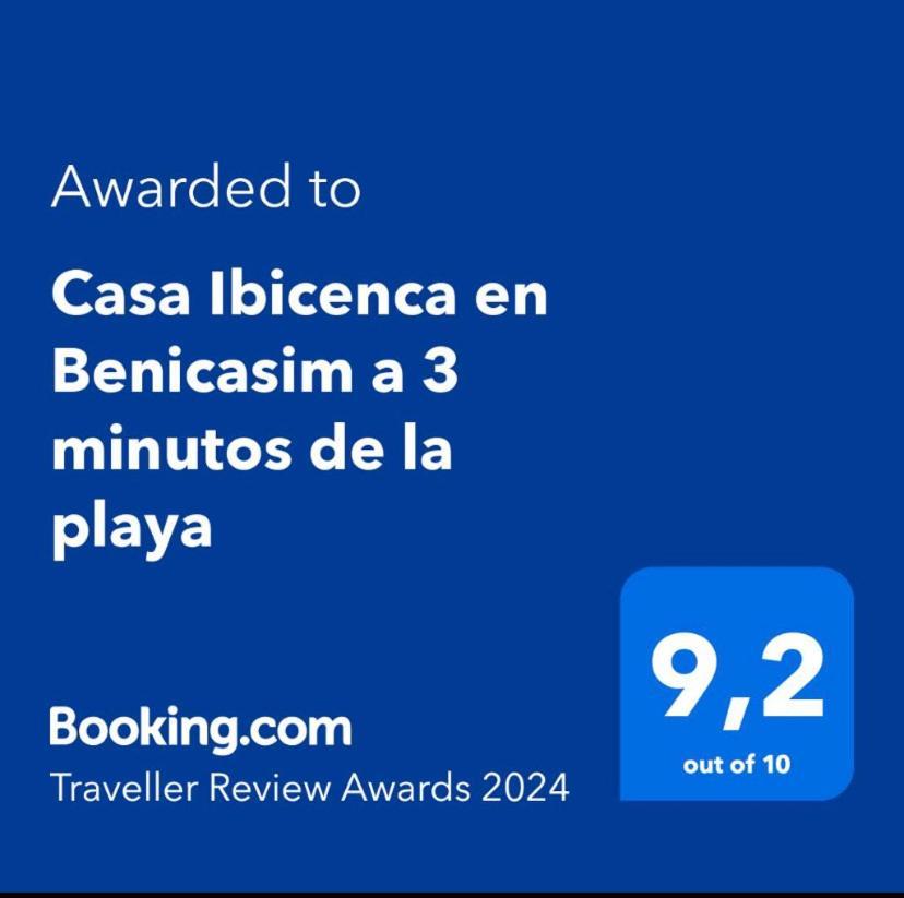 贝尼卡西姆Casa Ibicenca En Benicasim A 3 Minutos De La Playa公寓 外观 照片